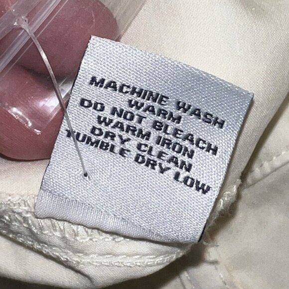 PLY THE WATERS GUIDEBOAT CO. WOMEN LIGHT YELLOW PANTS ANKLE ZIPPER MOTO SIZE 26 - Picture 10 of 12